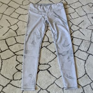 Alo Yoga Airbrush Leggings White Marble